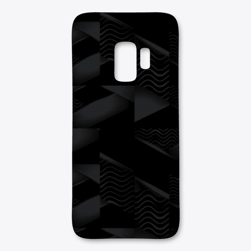 Black Grey Geometric Pattern 
