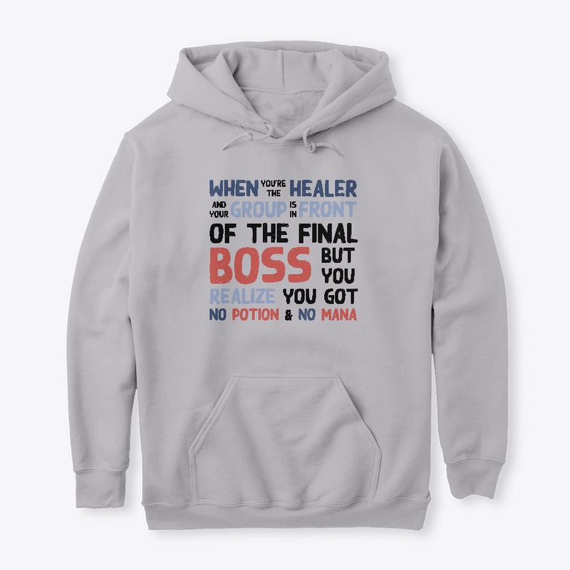 RPG funny - No potion no mana boss
