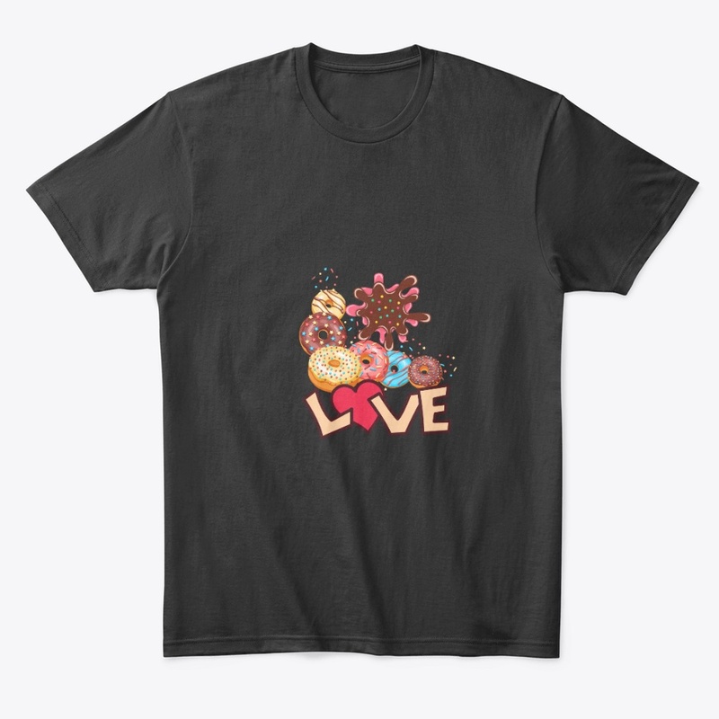 Sweet Love Donuts & Heart Art