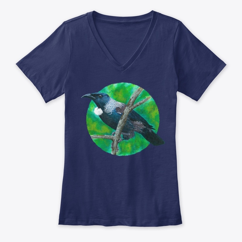 New Zealand Tui - Painting in acrylic