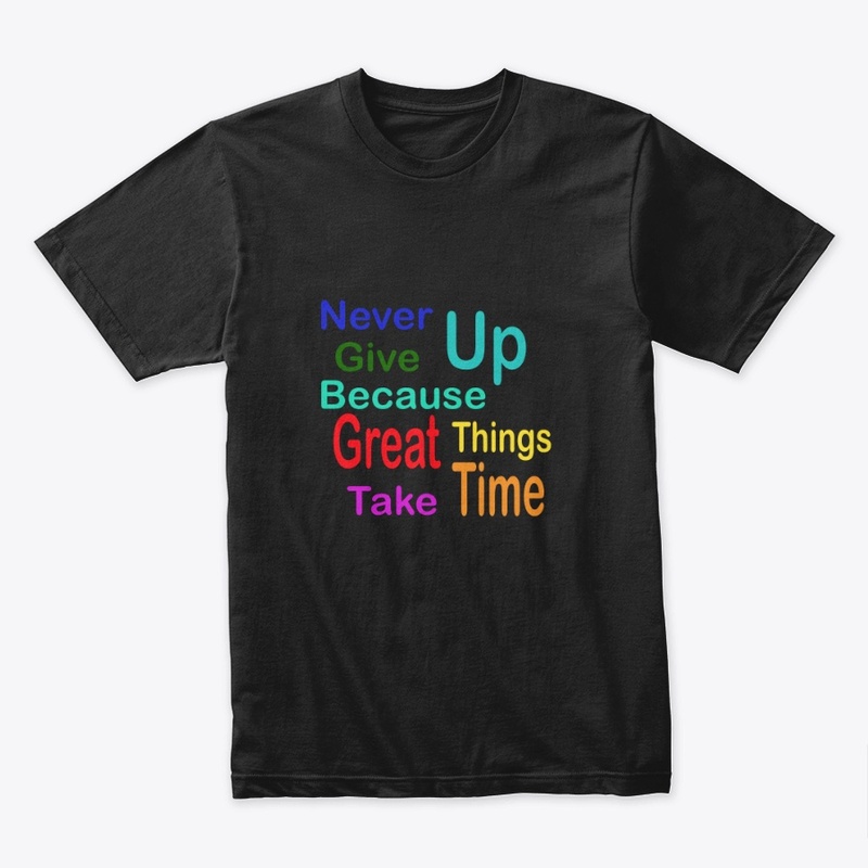never give up