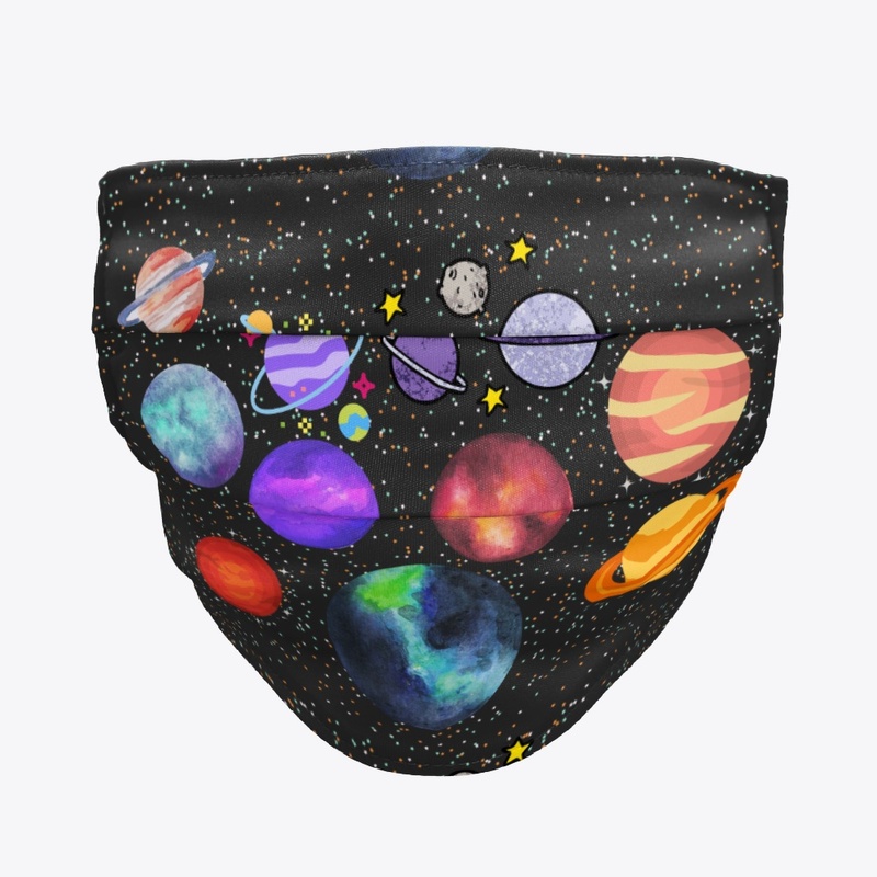 Planets Face Mask