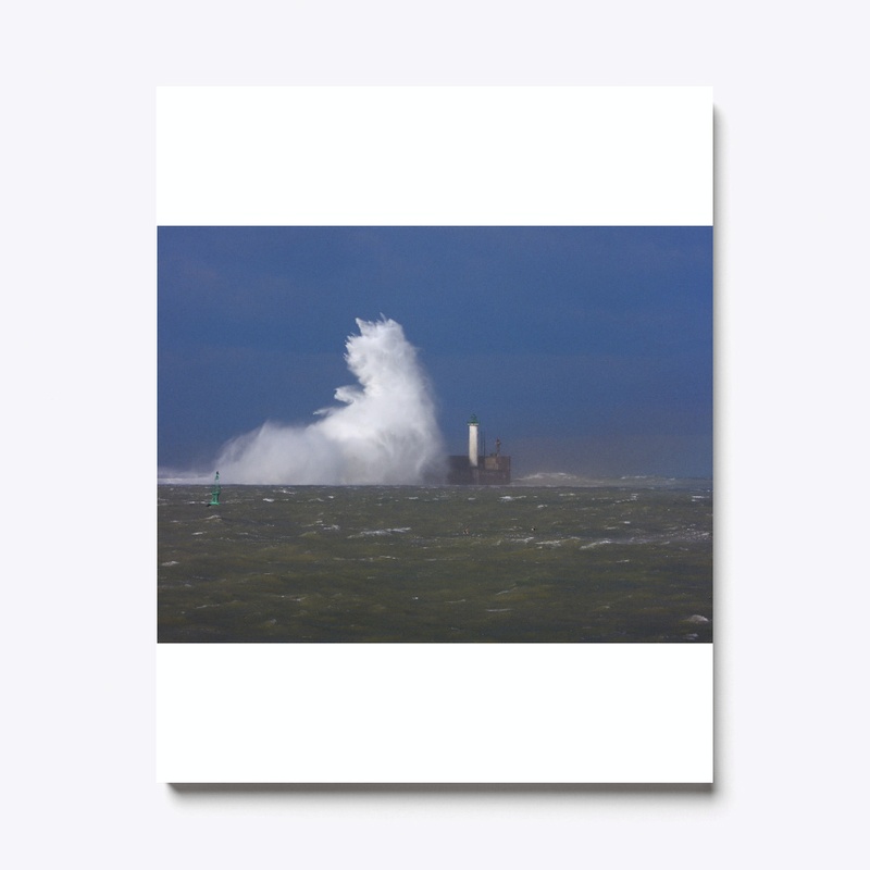 Tempête Phare  Boulogne sur mer