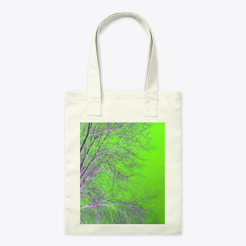 neon green tree