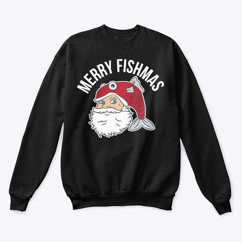 Merry Fishmas Fishing Christmas T-Shirt
