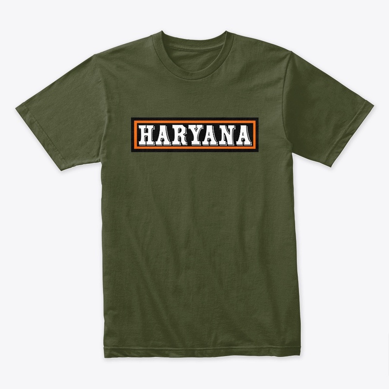 Haryana Orange Logo t shirt 