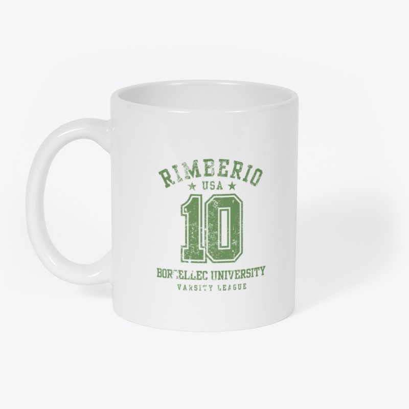 Green Grunge Number 10 Vircity T Shirt 
