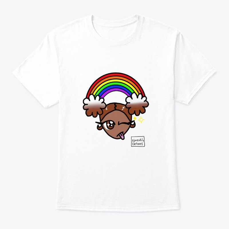 PJs CUTE ONES : Rainbow Black Girl Puffs