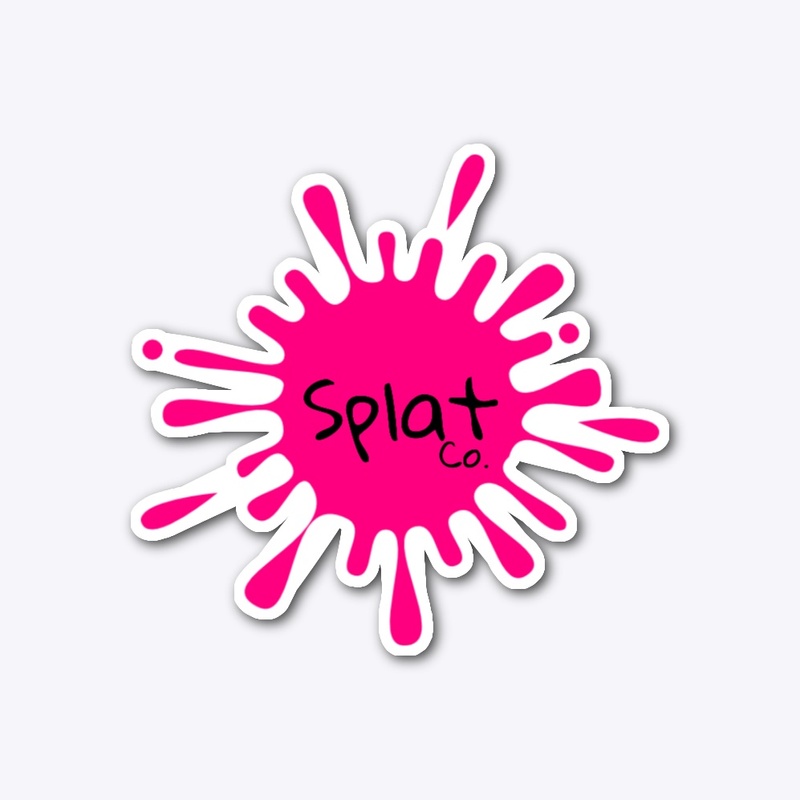 Splat Sticker - Black