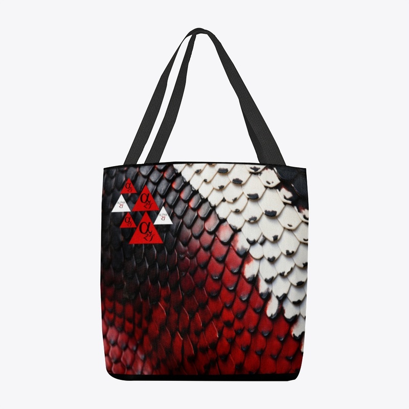 THE RED SNAKE SKIN BAG