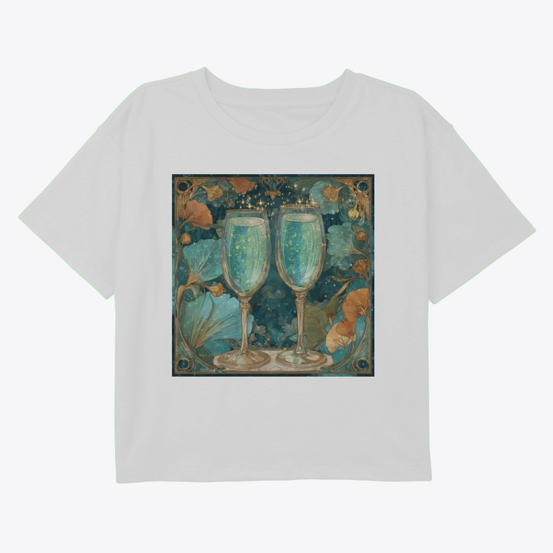 Turquoise Blooms - Spring Cheers