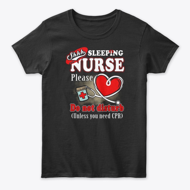 Sleeping Nurse Do Not Disturb