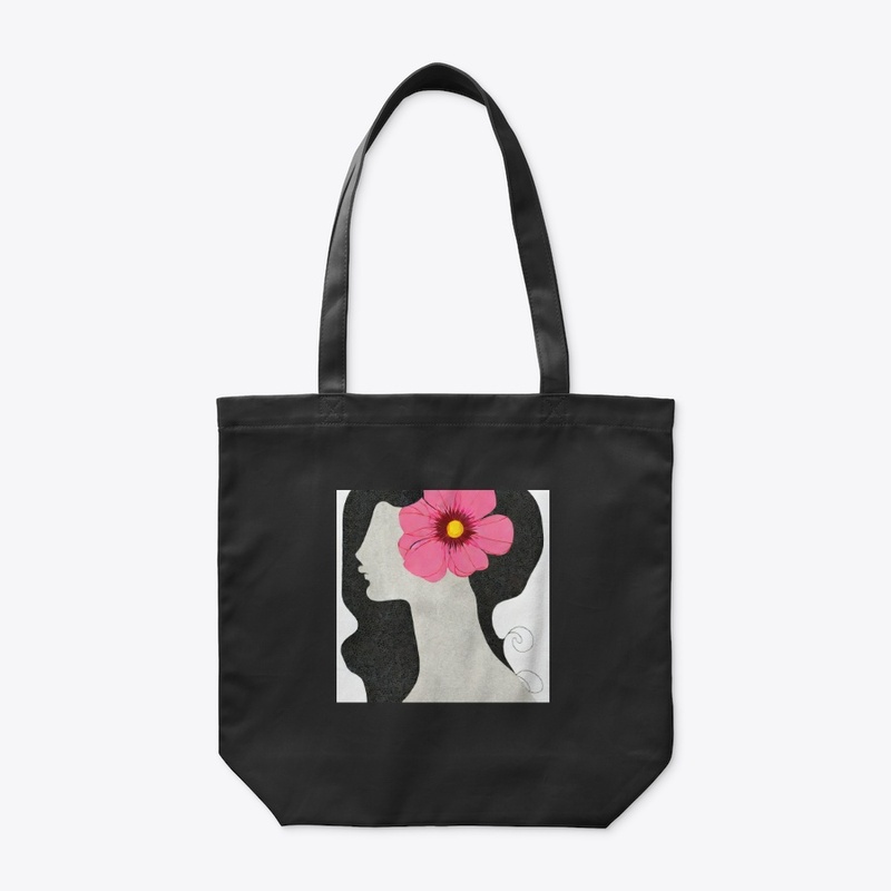 Pink floral lady