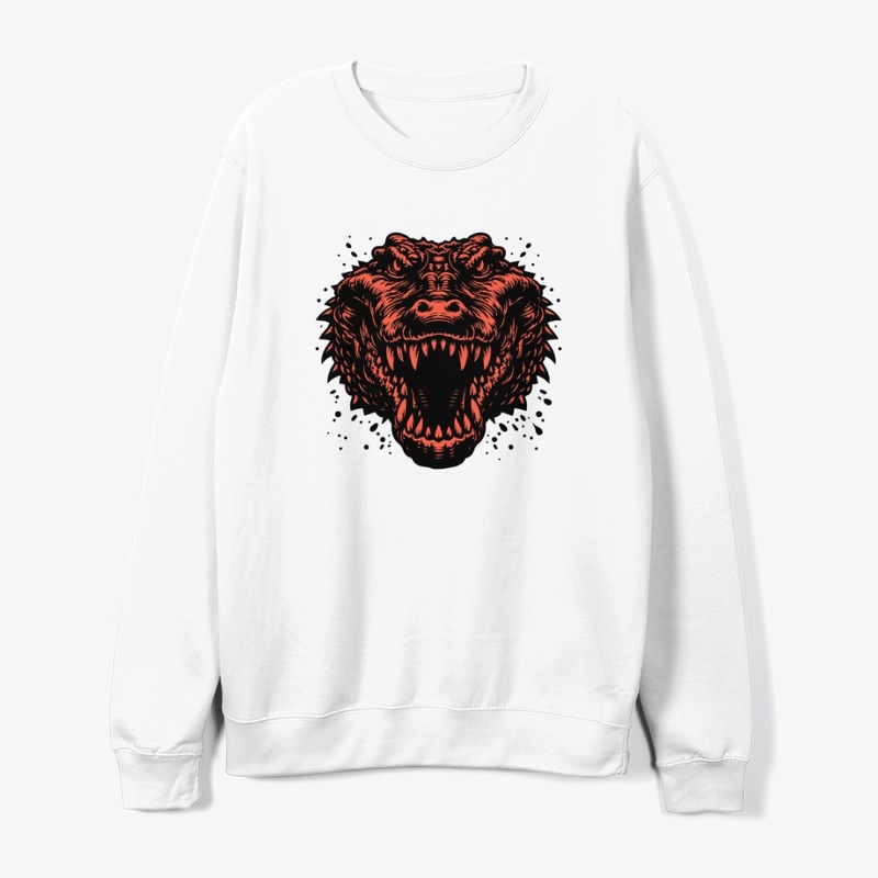 Fierce Alligator Head Apparel