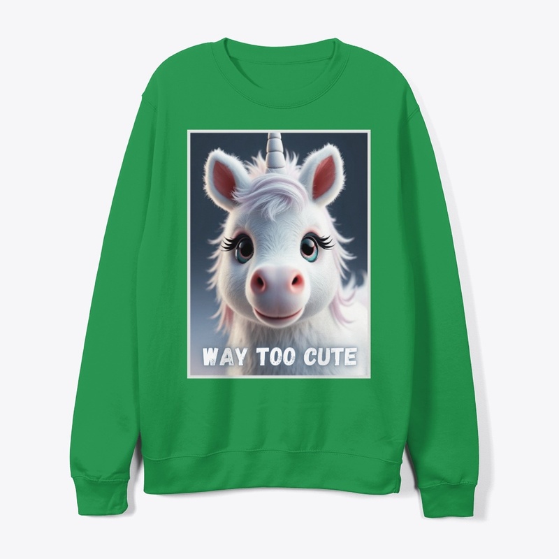 Way Too Cute - Unicorn