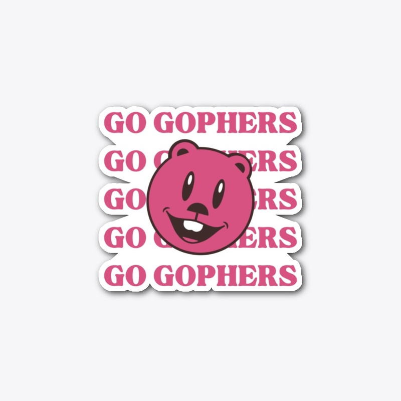 Go Gophers Pink Apparel