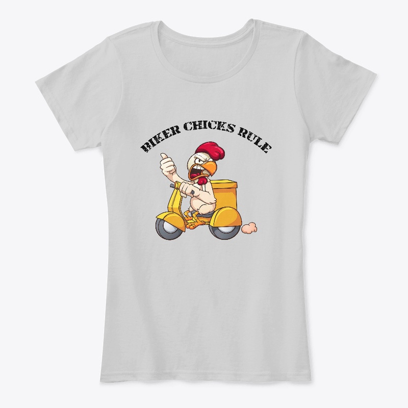 Biker Chicks Rule! Tee (Satire)