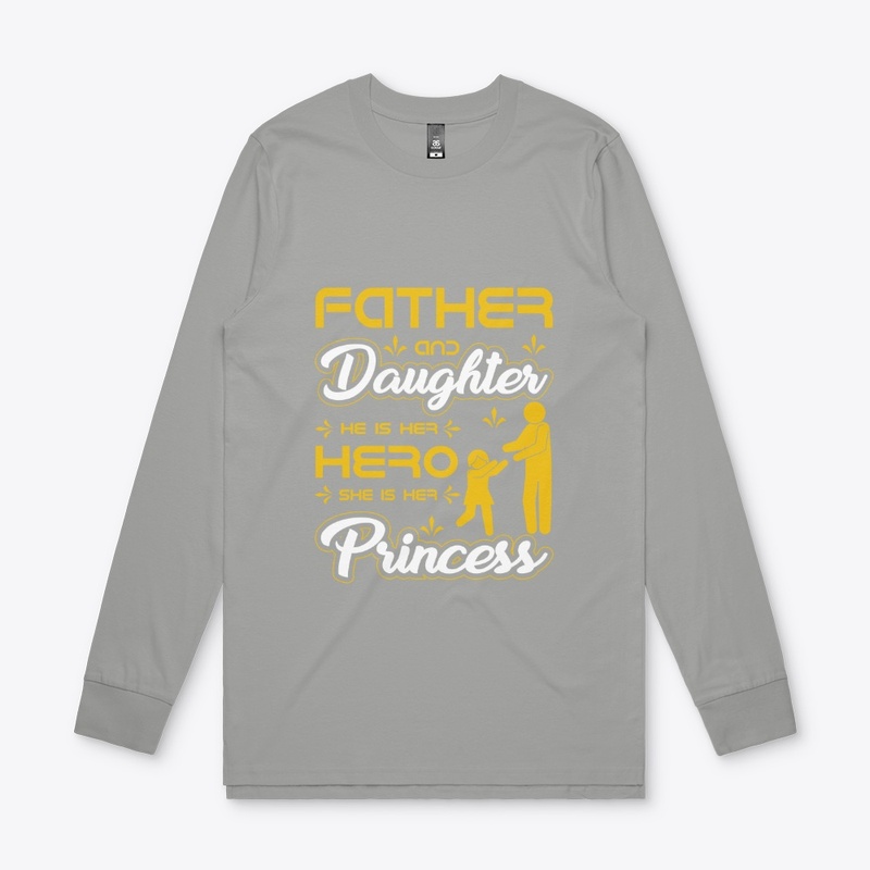 Father and Daughter T Shirt Design