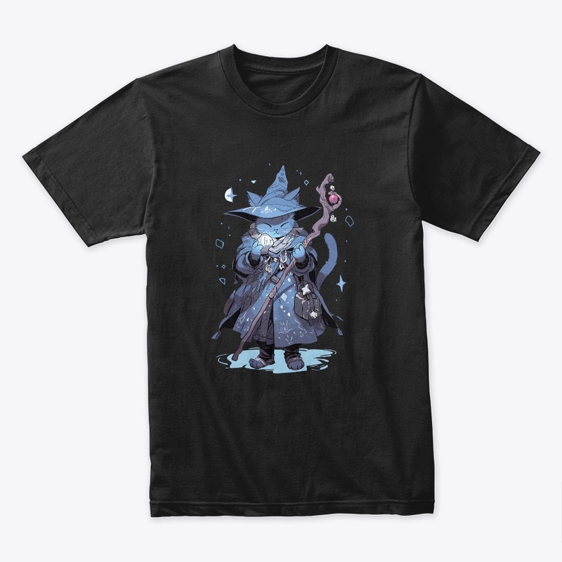 Fantasy Cat Wizard