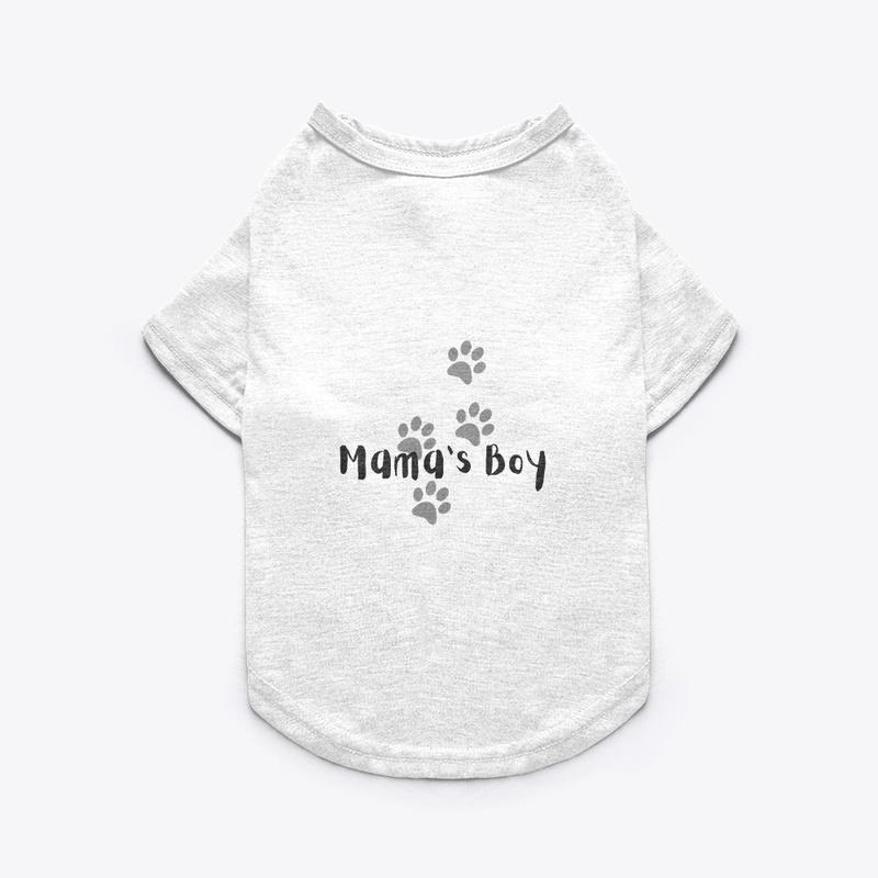"Pawfect Mama's Boy Tee"