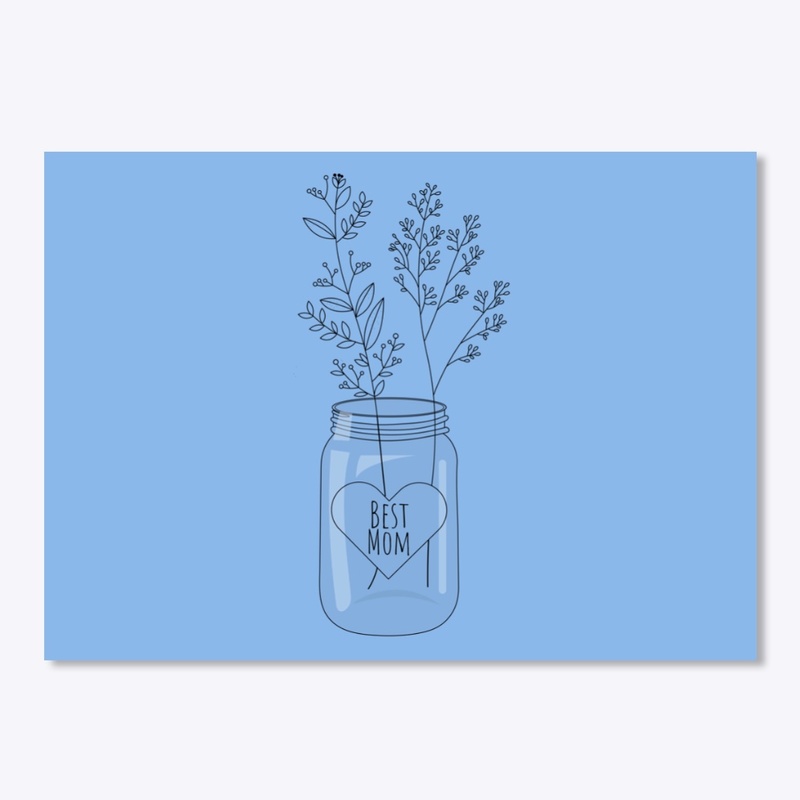 Flower Jar Illustration