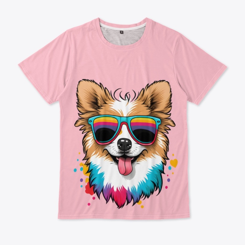 Illustrated dog design