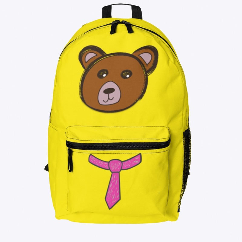 Happy Bear School Bag