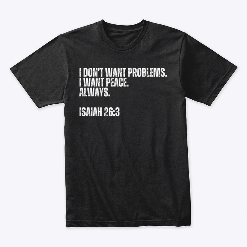 Peace. Always.