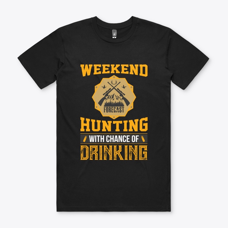 Weekend Hunting T Shirt Design