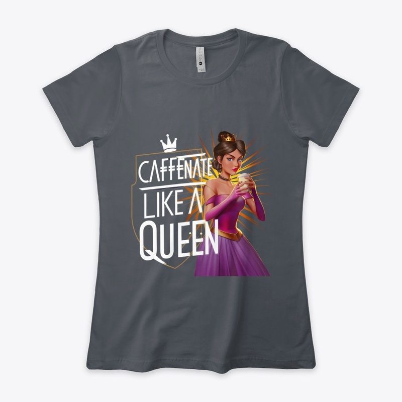 Queen of Caffeine Tee