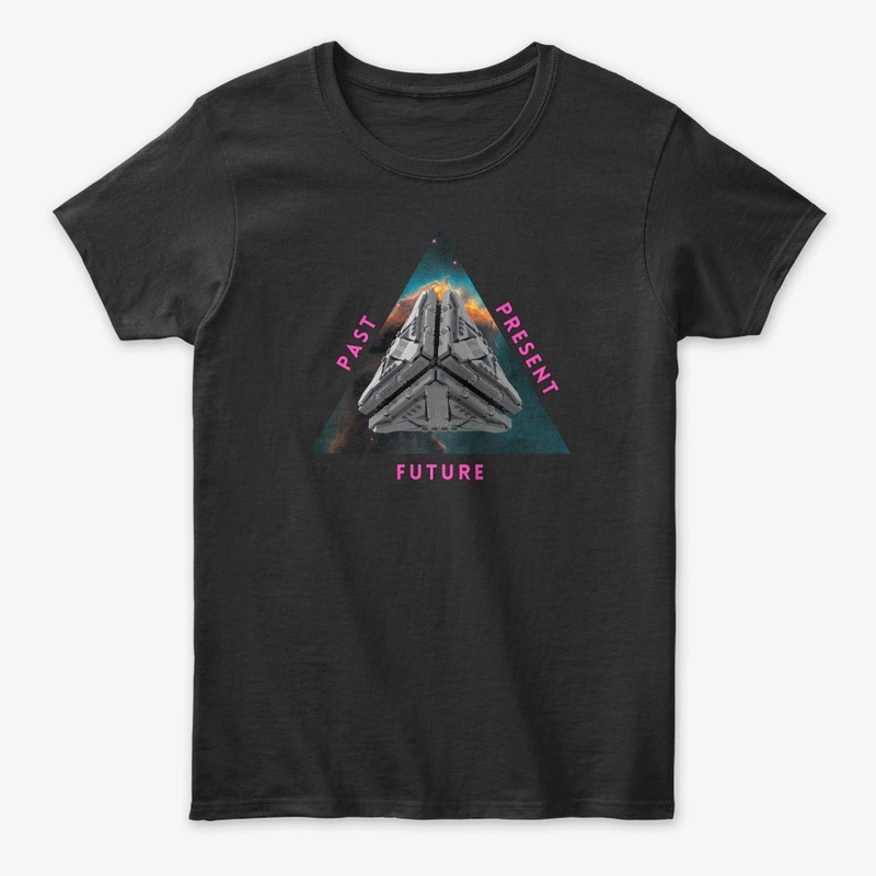 Past/Present/Future shirt + hoodie