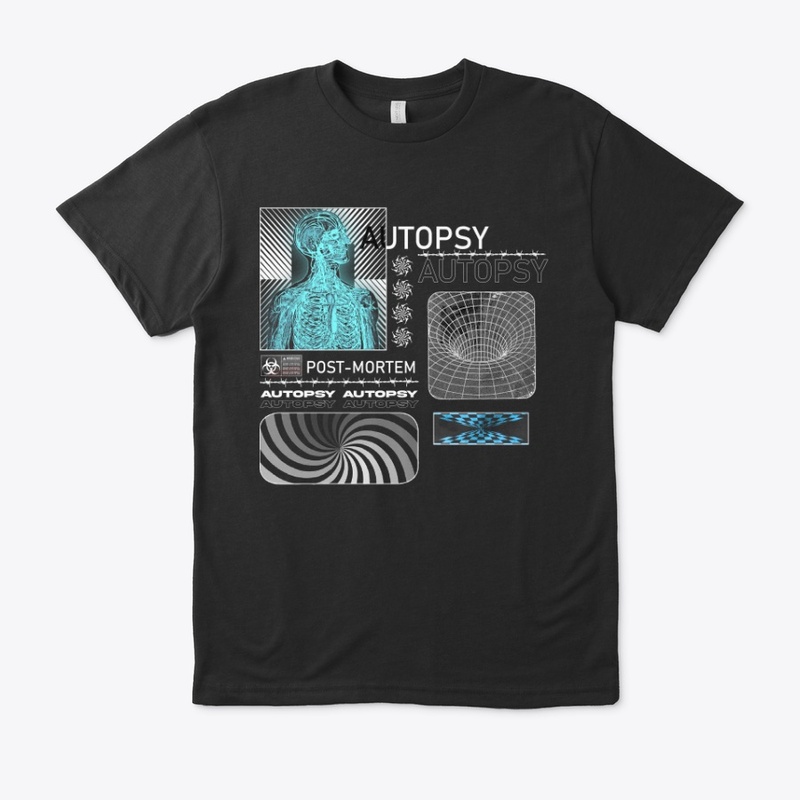 POST-MORTEM 'Autopsy' Tee-Shirt Black