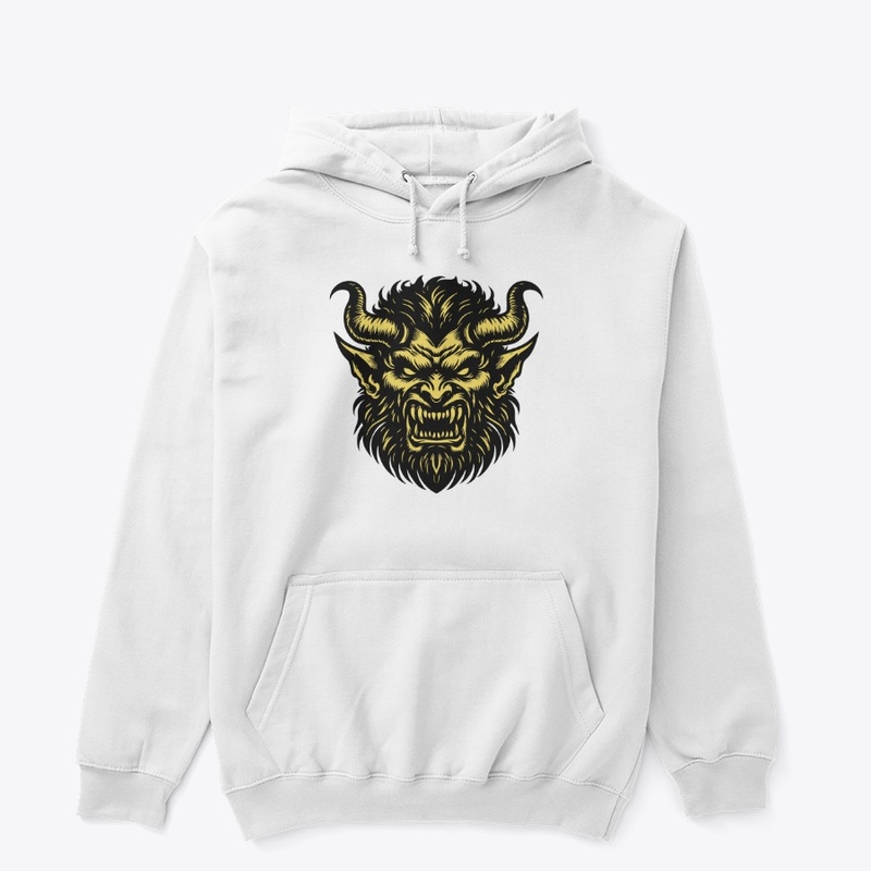 Angry Devil Head Design