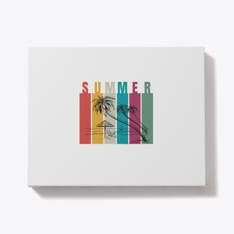 Colorful Modern Summer Design T-Shirt