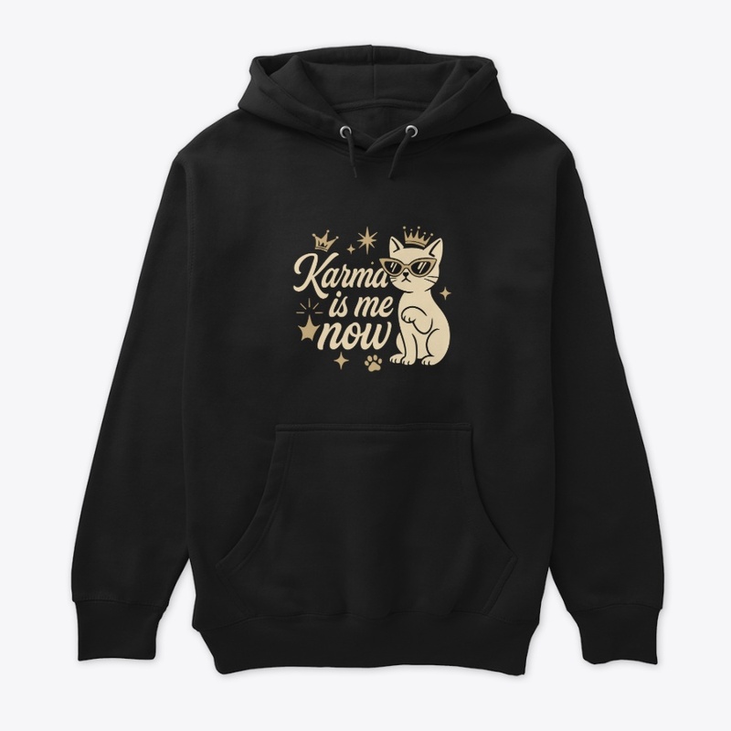 Karma Is Me Now Sassy Cat Tee