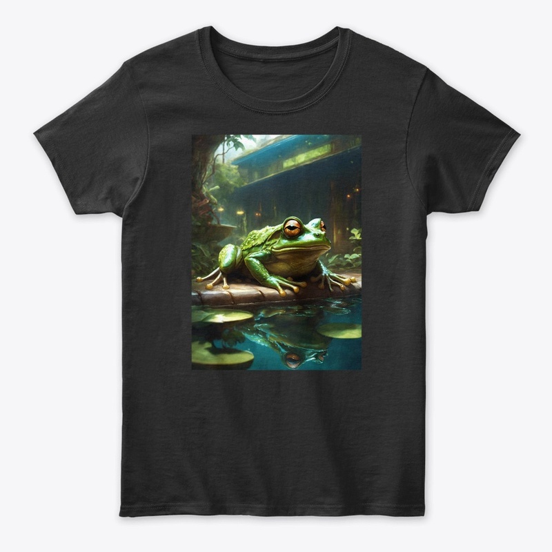 Tusker Frog: Fantasy Art T-Shirt