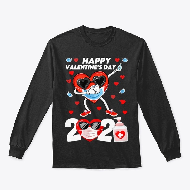 Dabbing Heart In Mask Happy Valentines 1
