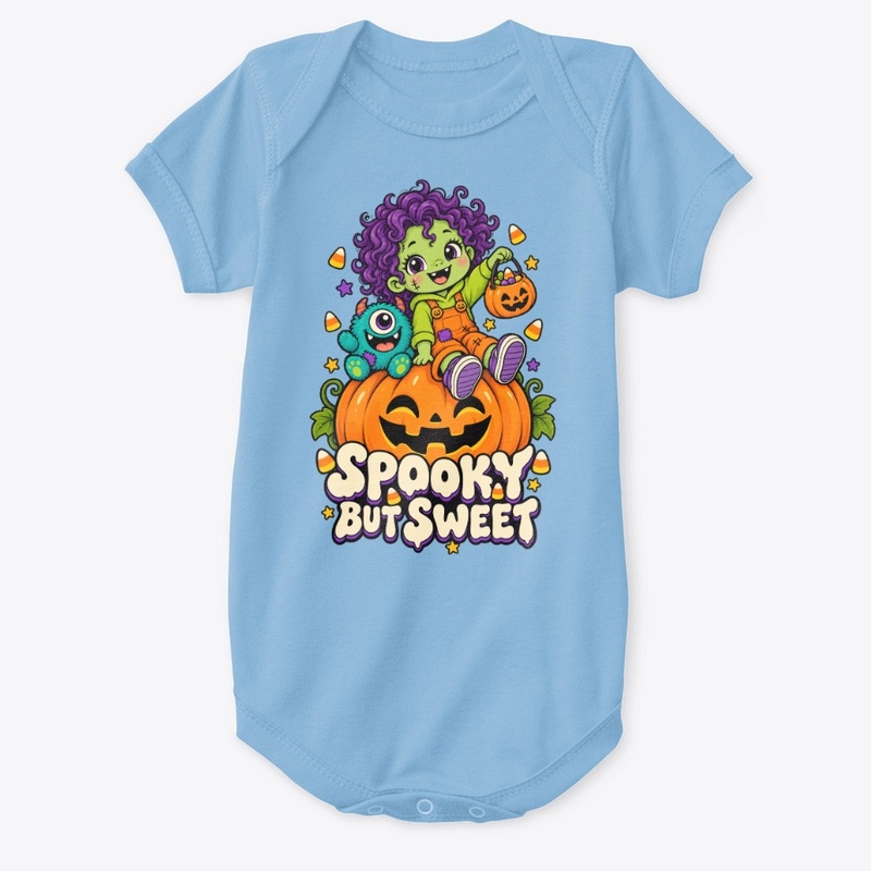 Spooky But Sweet Halloween Kids Shirt