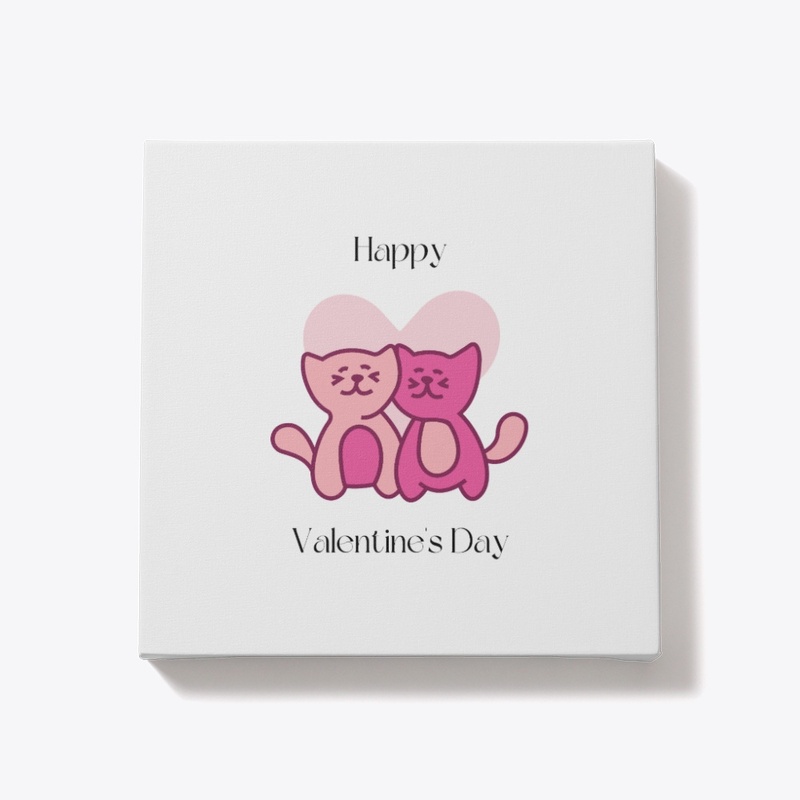 "Purr-fect Love" Valentine's Day Art