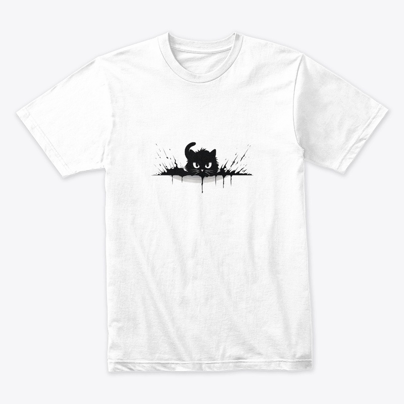 Rorschach Cat Inkblot Design