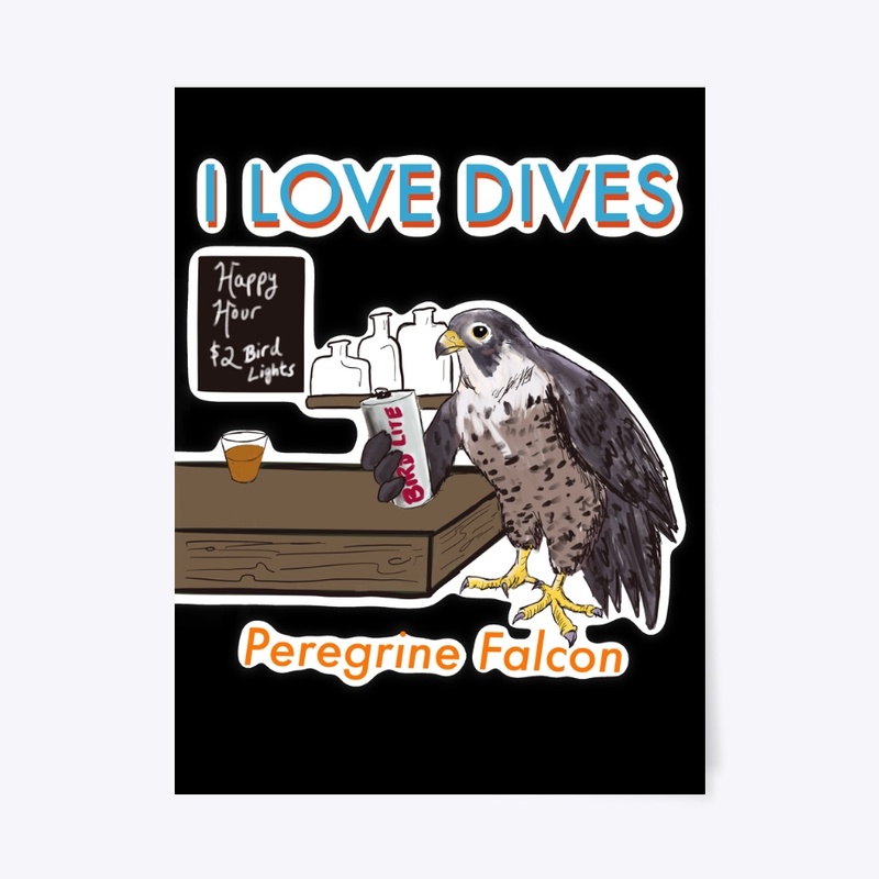 Peregrine Falcon I Love Dives