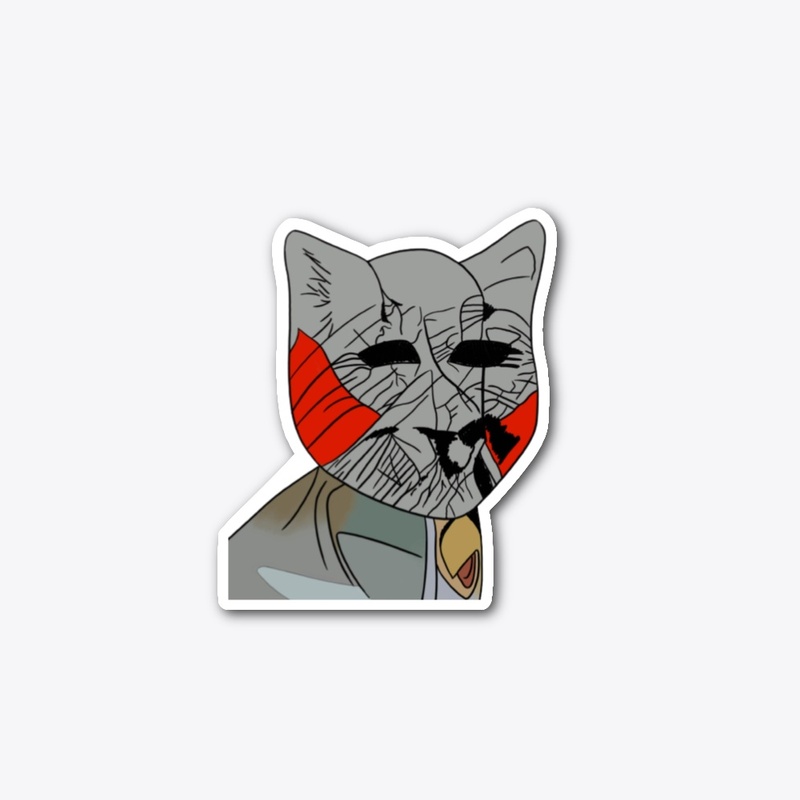 Hand Drawn Logo Cutout Sticker