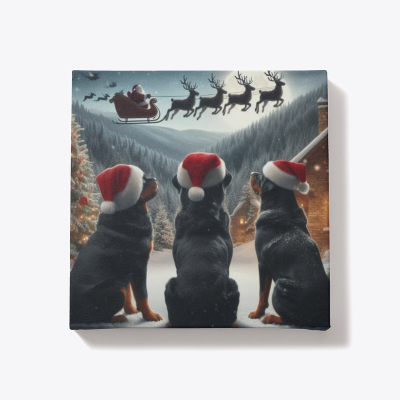 Rottweilers & Santa