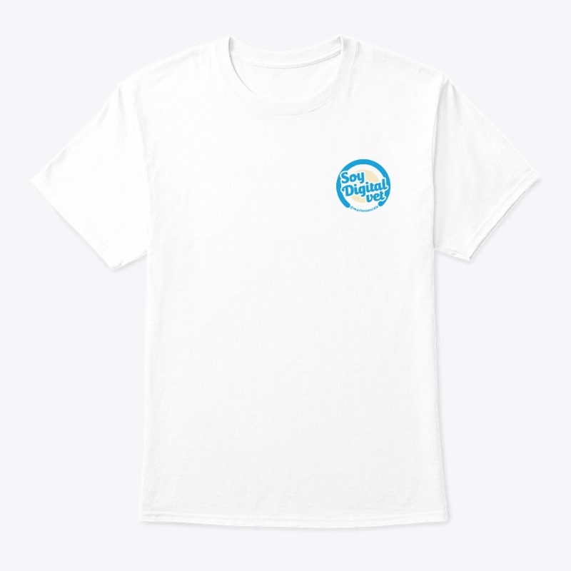 Camiseta blanca color Soy Digitalvet