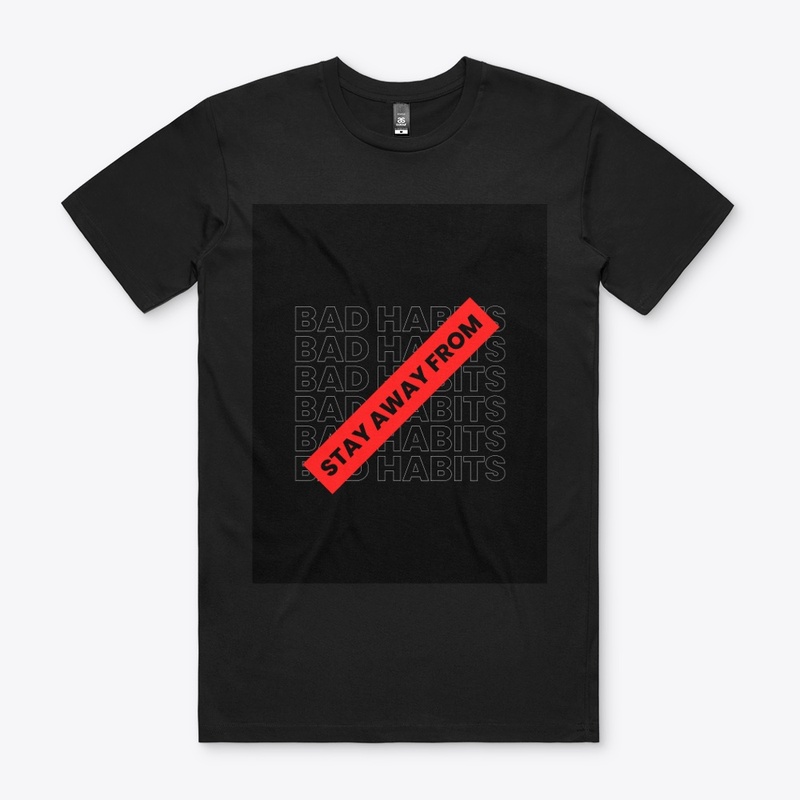 Bad habit,customize tshirt and coffeemug