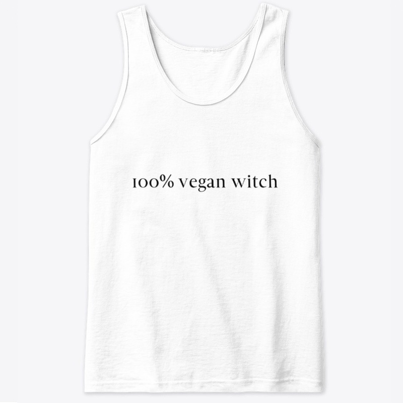 100% Vegan Witch Halloween
