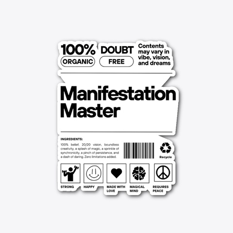 Manifestation Master Standard T-Shirt Front