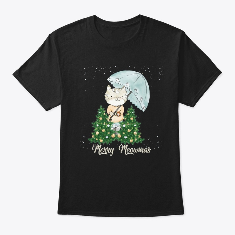 Merry Catmas , Merry meowmas T-shirt