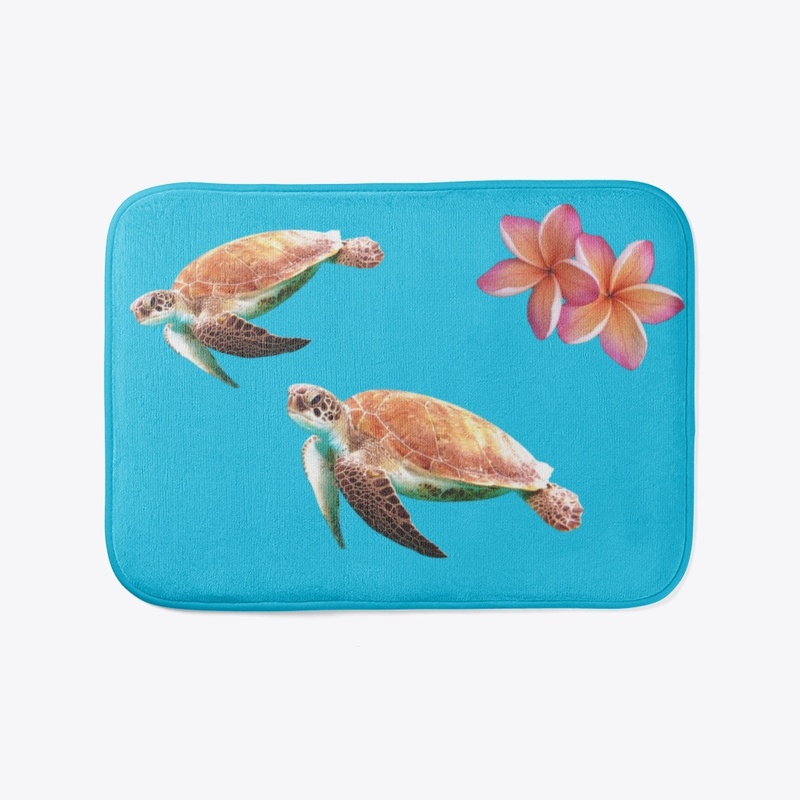 Bath Mat Turtle
