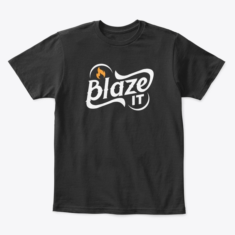 Blaze It! White on Black 2